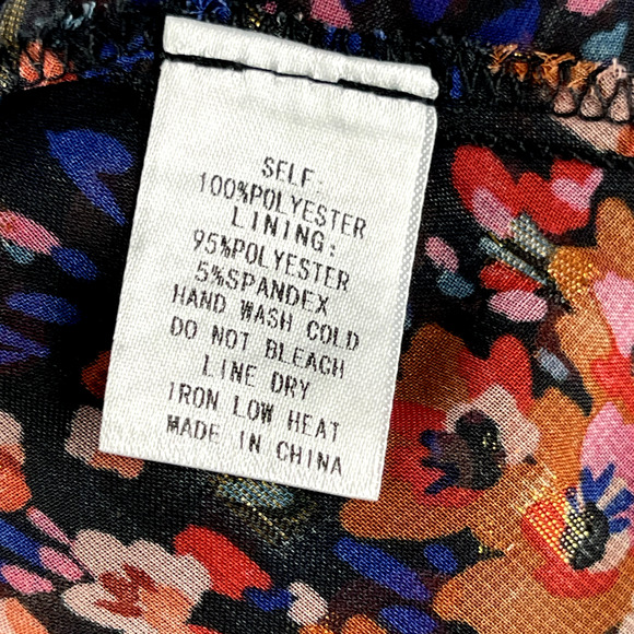 Fore Floral Chiffon Maxi Dress Women Large Halter Neck Smocked Romantic Flowy - Picture 15 of 16